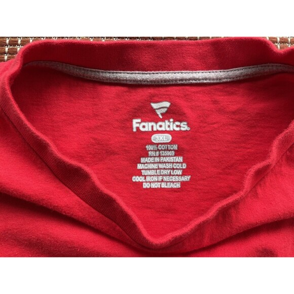 Kansas City Chiefs Fanatics 3XL Red Pocket T-Shirt NFL - Picture 3 of 5